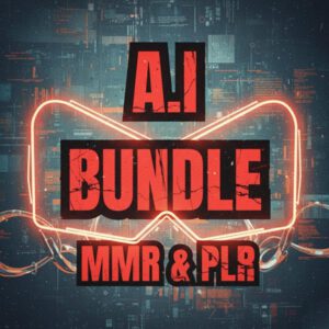 Ai PLR MRR Mega Bundle • AI eBook + Video Course • Digital Business Kit