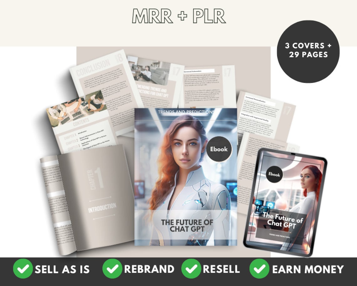 ChatGPT Future Ebook: Master Resell Rights (MRR/PLR) - Image 5