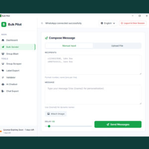 WaSender Bulk WhatsApp Sender