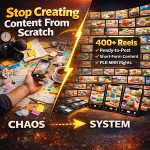 4000+ DIY Art & Craft Reels PLR MRR | Digital Download Content for Instagram TikTok YouTube