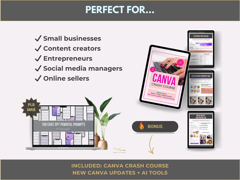 100 ChatGPT Prompts for More Leads | AI Marketing Prompts | PLR | MRR | Social Media Growth | Digital Product for Entrepreneurs - Image 3