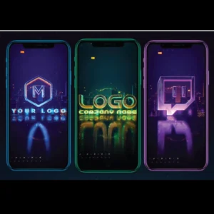 Cyberpunk Animated Logo Reveal