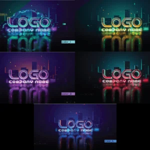 Cyberpunk Animated Logo Reveal