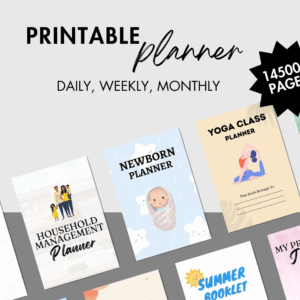 14500+ Pages PLR Canva Template Bundle, 200 Canva Templates, Planners
